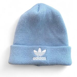 Adidas Womens Baby Blue Knit Beanie